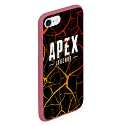 Чехол iPhone 7/8 матовый Apex Legends, цвет: 3D-малиновый — фото 2