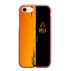 Чехол iPhone 7/8 матовый Apex Legends, цвет: 3D-малиновый