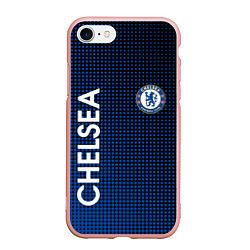 Чехол iPhone 7/8 матовый CHELSEA, цвет: 3D-светло-розовый