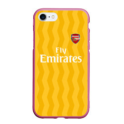 Чехол iPhone 7/8 матовый ARSENAL, цвет: 3D-малиновый