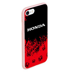 Чехол iPhone 7/8 матовый HONDA ХОНДА, цвет: 3D-светло-розовый — фото 2