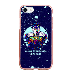 Чехол iPhone 7/8 матовый JoJo Bizarre Adventure, цвет: 3D-светло-розовый