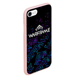 Чехол iPhone 7/8 матовый WARFRAME ВАРФРЕЙМ, цвет: 3D-светло-розовый — фото 2