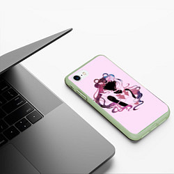 Чехол iPhone 7/8 матовый Космическая Сейлор Мун цвета 3D-салатовый — фото 2