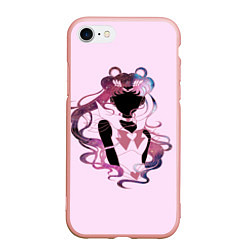 Чехол iPhone 7/8 матовый Космическая Сейлор Мун, цвет: 3D-светло-розовый