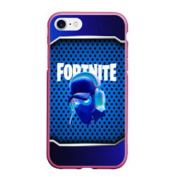 Чехол iPhone 7/8 матовый FORTNITE NINJA, цвет: 3D-малиновый