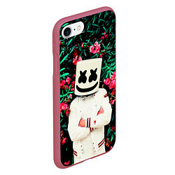 Чехол iPhone 7/8 матовый MARSHMELLO ROSES, цвет: 3D-малиновый — фото 2