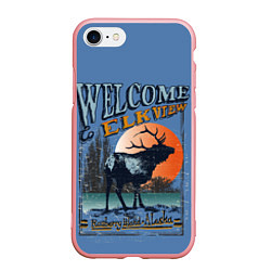 Чехол iPhone 7/8 матовый Аляска, цвет: 3D-баблгам