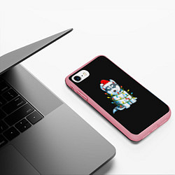 Чехол iPhone 7/8 матовый Щенок, цвет: 3D-баблгам — фото 2