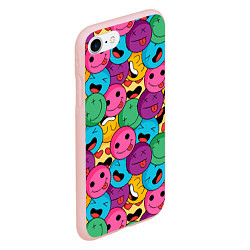 Чехол iPhone 7/8 матовый Pattern, цвет: 3D-светло-розовый — фото 2