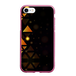 Чехол iPhone 7/8 матовый Geometry, цвет: 3D-малиновый