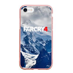 Чехол iPhone 7/8 матовый FARCRY 4 S, цвет: 3D-светло-розовый