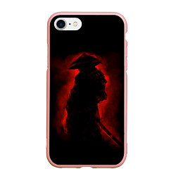 Чехол iPhone 7/8 матовый Samurai, цвет: 3D-светло-розовый