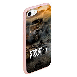 Чехол iPhone 7/8 матовый Stalker 2 Мертвый город, цвет: 3D-светло-розовый — фото 2