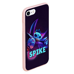 Чехол iPhone 7/8 матовый Темный Лорд Спайк Brawl Stars, цвет: 3D-светло-розовый — фото 2