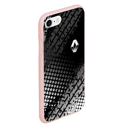 Чехол iPhone 7/8 матовый Renault, цвет: 3D-светло-розовый — фото 2