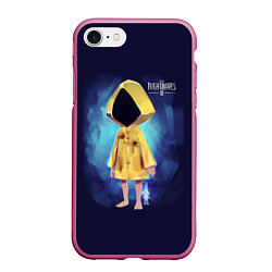 Чехол iPhone 7/8 матовый Шестая из little Nightmares, цвет: 3D-малиновый