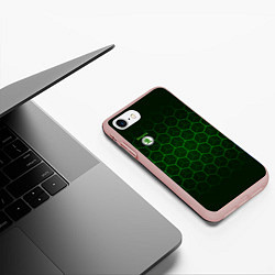 Чехол iPhone 7/8 матовый SKODA, цвет: 3D-светло-розовый — фото 2