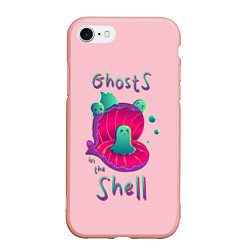 Чехол iPhone 7/8 матовый Призрак в доспехах, цвет: 3D-светло-розовый