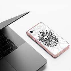 Чехол iPhone 7/8 матовый HOLLOW KNIGHT ХОЛЛОУ НАЙТ, цвет: 3D-светло-розовый — фото 2