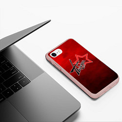 Чехол iPhone 7/8 матовый Победа ВОВ, цвет: 3D-светло-розовый — фото 2