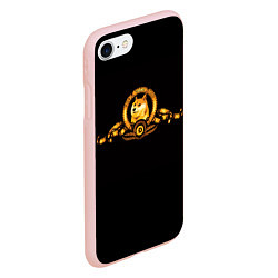 Чехол iPhone 7/8 матовый DOGE COIN ДОГИ МЕМ, цвет: 3D-светло-розовый — фото 2