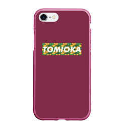 Чехол iPhone 7/8 матовый ТОМИОКА TOMIOKA, цвет: 3D-малиновый