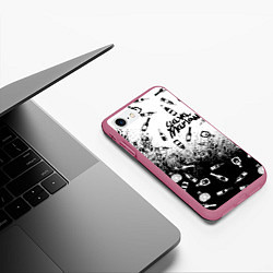 Чехол iPhone 7/8 матовый SLAVA MARLOW 2, цвет: 3D-малиновый — фото 2