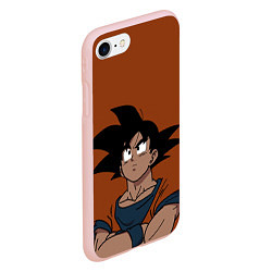 Чехол iPhone 7/8 матовый DRAGON BALL ДРАГОН БОЛЛ, цвет: 3D-светло-розовый — фото 2