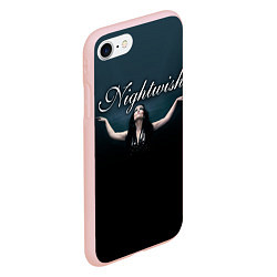 Чехол iPhone 7/8 матовый Nightwish with Tarja, цвет: 3D-светло-розовый — фото 2