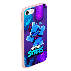 Чехол iPhone 7/8 матовый Сквик Squeak Brawl Stars, цвет: 3D-светло-розовый — фото 2