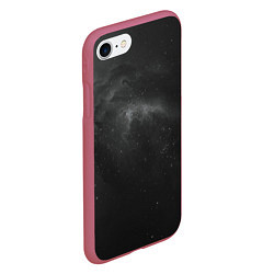 Чехол iPhone 7/8 матовый Бескрайний космос, цвет: 3D-малиновый — фото 2