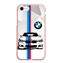 Чехол iPhone 7/8 матовый BMW БМВ M PERFORMANCE