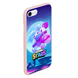 Чехол iPhone 7/8 матовый Сквик Squeak Brawl Stars, цвет: 3D-светло-розовый — фото 2