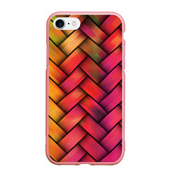 Чехол iPhone 7/8 матовый Colorful weave