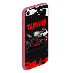Чехол iPhone 7/8 матовый YAMAHA 004, цвет: 3D-малиновый — фото 2