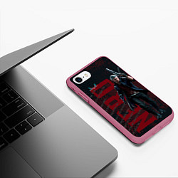 Чехол iPhone 7/8 матовый Nero, цвет: 3D-малиновый — фото 2