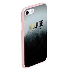 Чехол iPhone 7/8 матовый Resident Evil Village, цвет: 3D-светло-розовый — фото 2