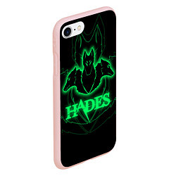 Чехол iPhone 7/8 матовый Hades, цвет: 3D-светло-розовый — фото 2