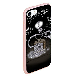 Чехол iPhone 7/8 матовый The Binding of Isaac Dogma, цвет: 3D-светло-розовый — фото 2