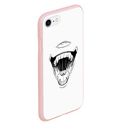 Чехол iPhone 7/8 матовый Sukunas Laugh, цвет: 3D-светло-розовый — фото 2