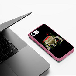 Чехол iPhone 7/8 матовый Elden Ring, цвет: 3D-малиновый — фото 2