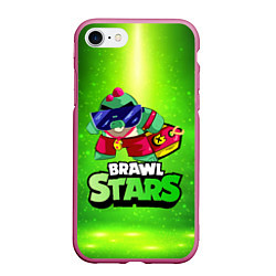 Чехол iPhone 7/8 матовый Плохиш Базз Buzz Brawl Stars, цвет: 3D-малиновый