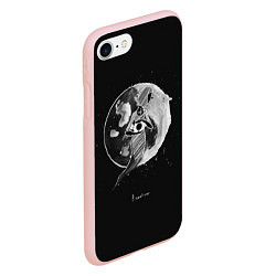 Чехол iPhone 7/8 матовый Eclipse, цвет: 3D-светло-розовый — фото 2