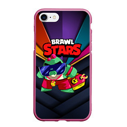 Чехол iPhone 7/8 матовый Базз Buzz Brawl Stars, цвет: 3D-малиновый