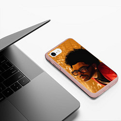 Чехол iPhone 7/8 матовый After Hours - The Weeknd, цвет: 3D-светло-розовый — фото 2