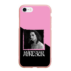 Чехол iPhone 7/8 матовый Maneskin Domiano, цвет: 3D-светло-розовый