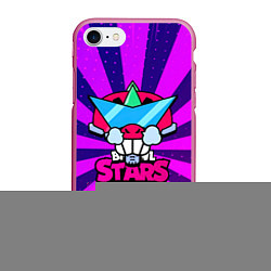 Чехол iPhone 7/8 матовый Базз Buzz Brawl Stars, цвет: 3D-малиновый