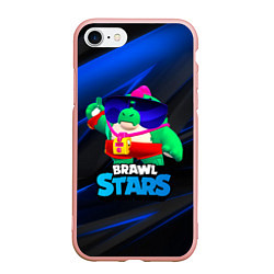 Чехол iPhone 7/8 матовый Базз Buzz Brawl Stars, цвет: 3D-светло-розовый