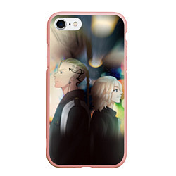 Чехол iPhone 7/8 матовый Tokyo Revengers Токийские Мстители Z, цвет: 3D-светло-розовый